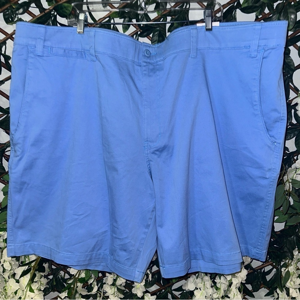 Classic Blue Men's Flat Front Shorts